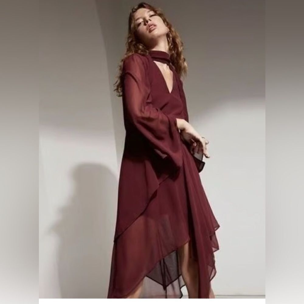 C/MEO collective women’s medium dress assymetric hem fairycore Whimsigoth